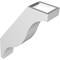 Ekena Millwork 3-in. W x 10-in. D x 14-in. H Funston Architectural Grade PVC Knee Brace BRCP03X10X14FST - alternate 5